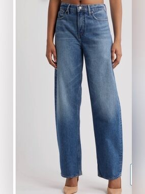Good American High-Rise Relaxed Barrel Jeans Plus Size 16